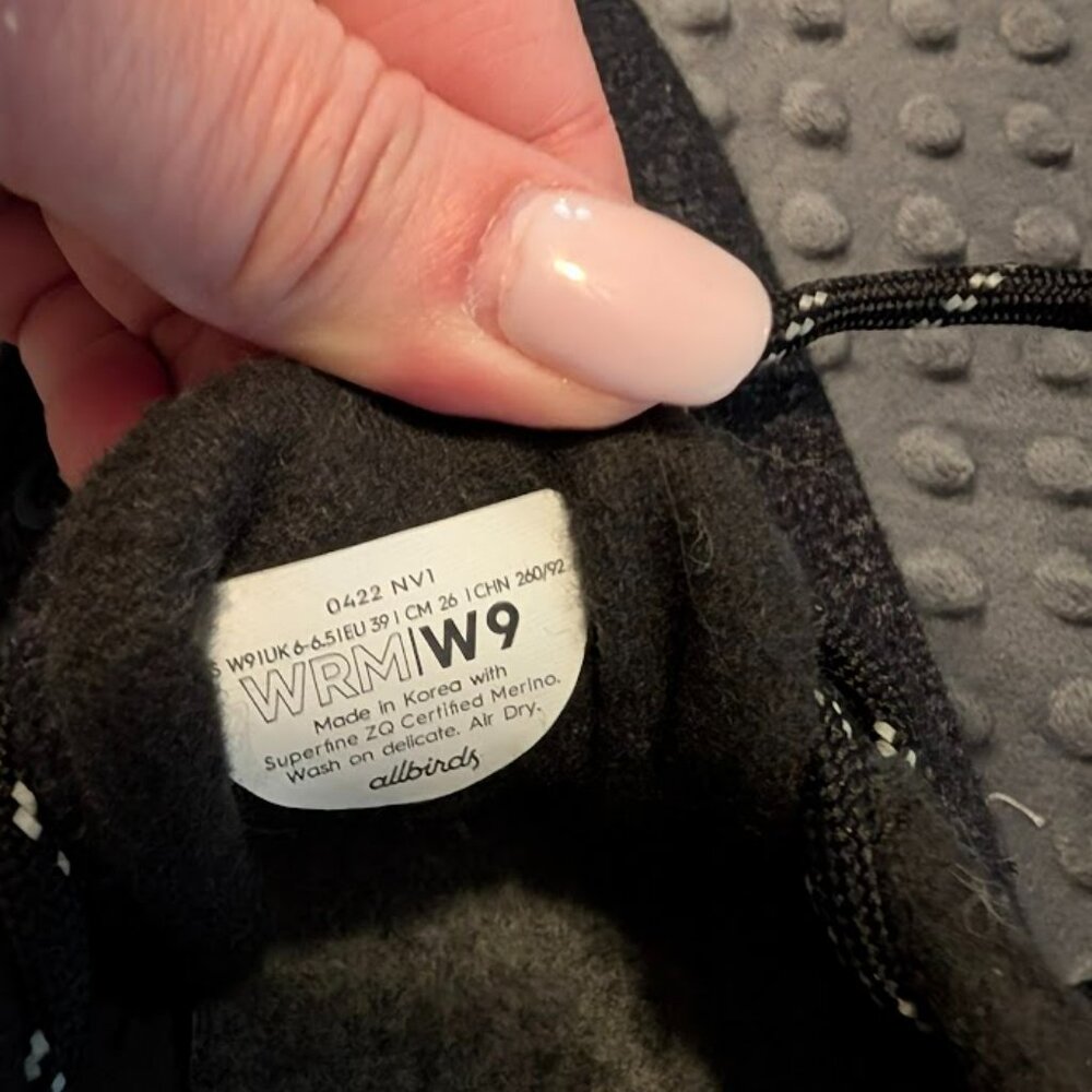NWOT Allbirds Women's Wool Runner Mizzles 9W - Picture 3 of 3